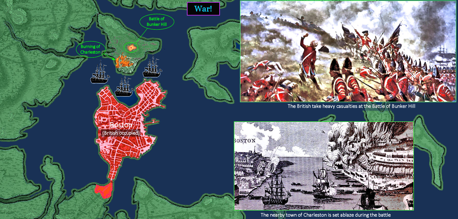 Battle of Bunker Hill, 1775